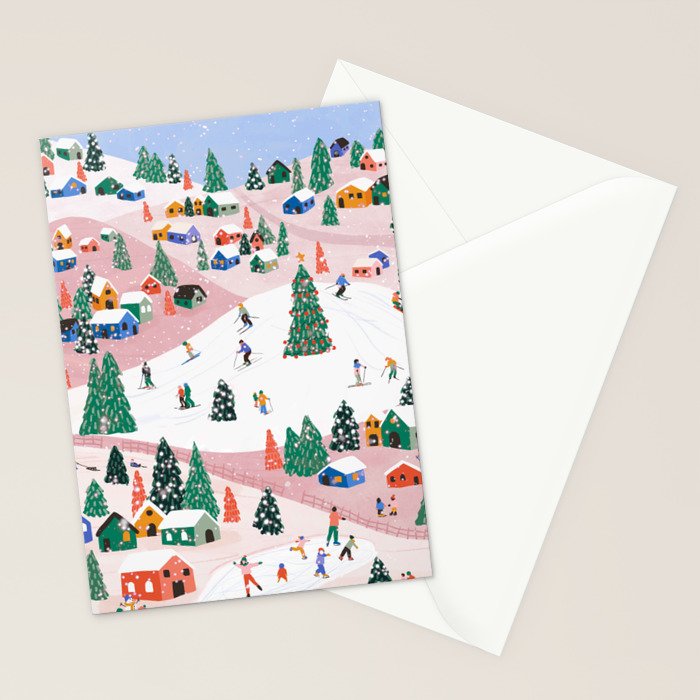 Winter Holiday Stationery Card Gallery Image 2