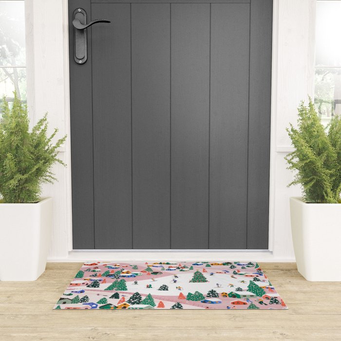 Winter Holiday Welcome Mat Gallery Image 3