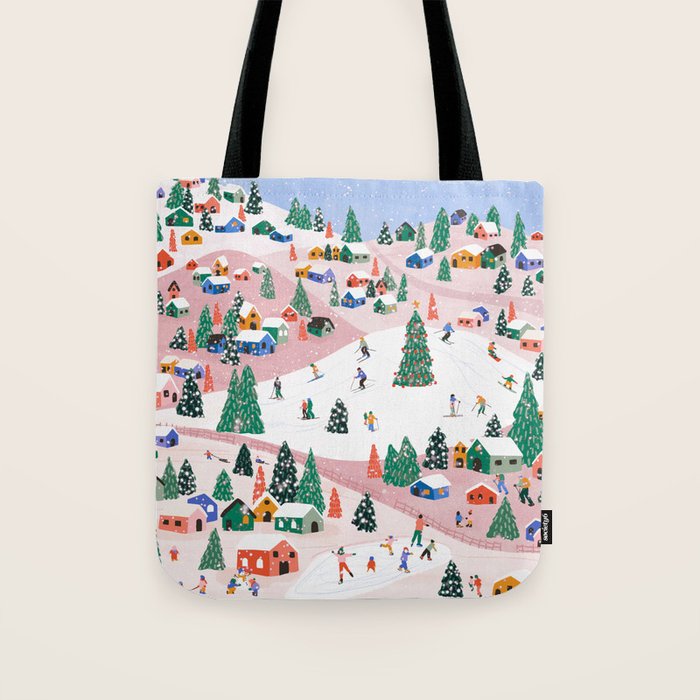 Winter Holiday Tote Bag Gallery Image 1