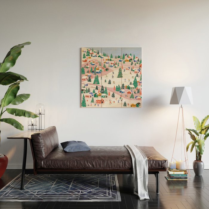 Winter Holiday Wood Wall Art Gallery Image 2