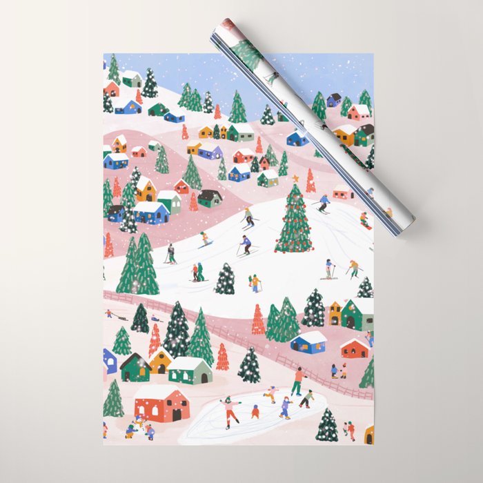 Winter Holiday Wrapping Paper