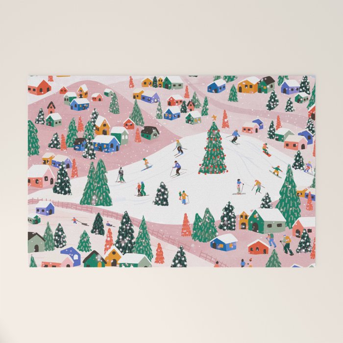 Winter Holiday Welcome Mat Gallery Image 1