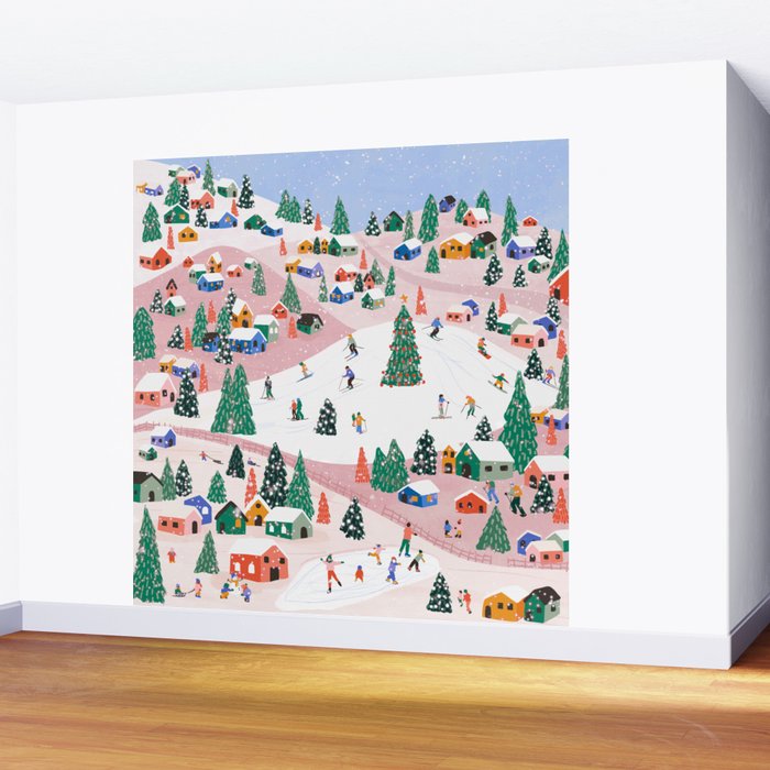 Winter Holiday Wall Mural Gallery Image 2
