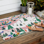 Winter Holiday Outdoor Rug Gallery Image 2
