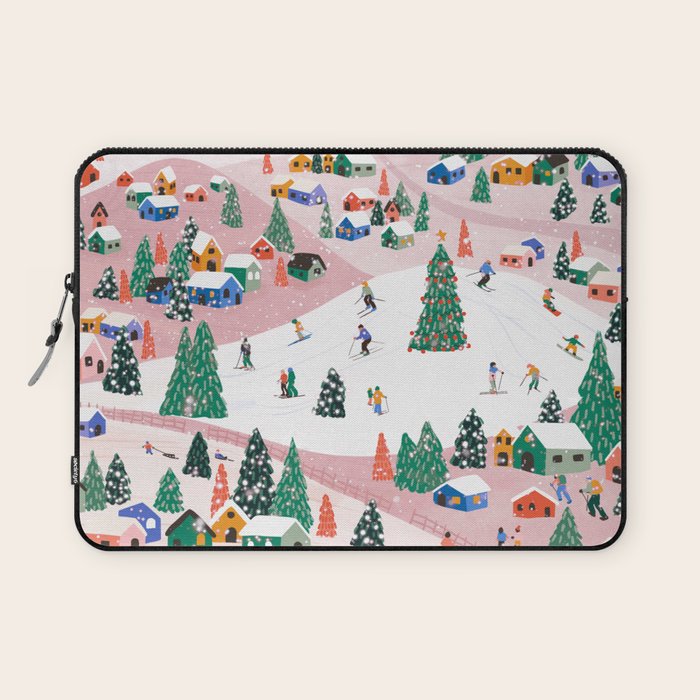 Winter Holiday Laptop Sleeve Gallery Image 1