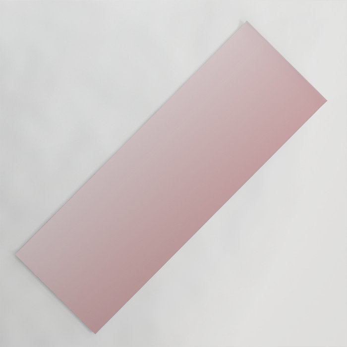 Dusty Rose Gradient Color Yoga Mat Gallery Image 1