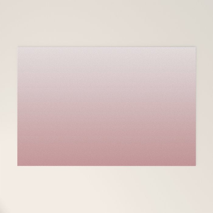 Dusty Rose Gradient Color Welcome Mat Gallery Image 1
