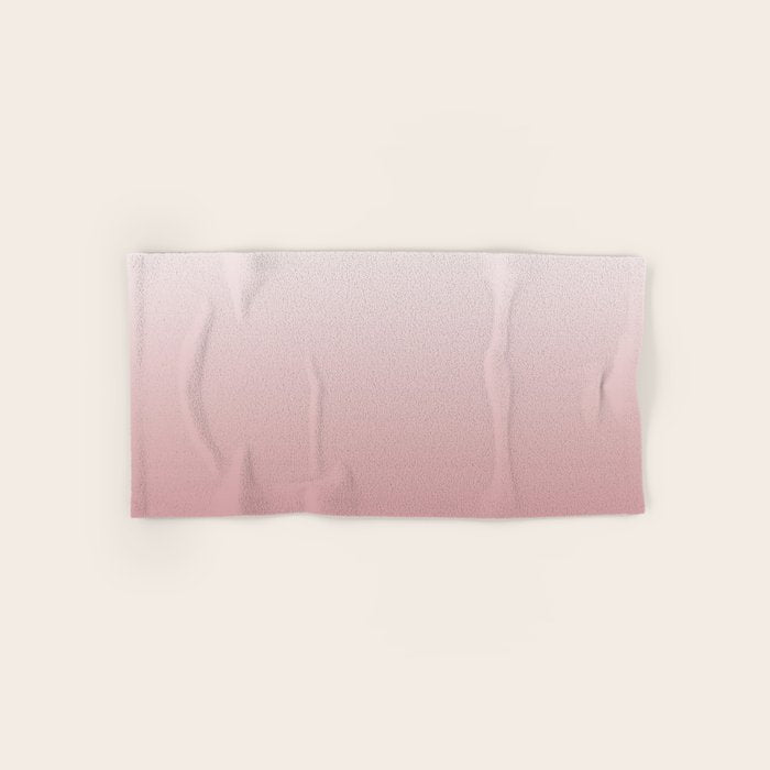 Dusty Rose Gradient Color Bath Towel Gallery Image 1