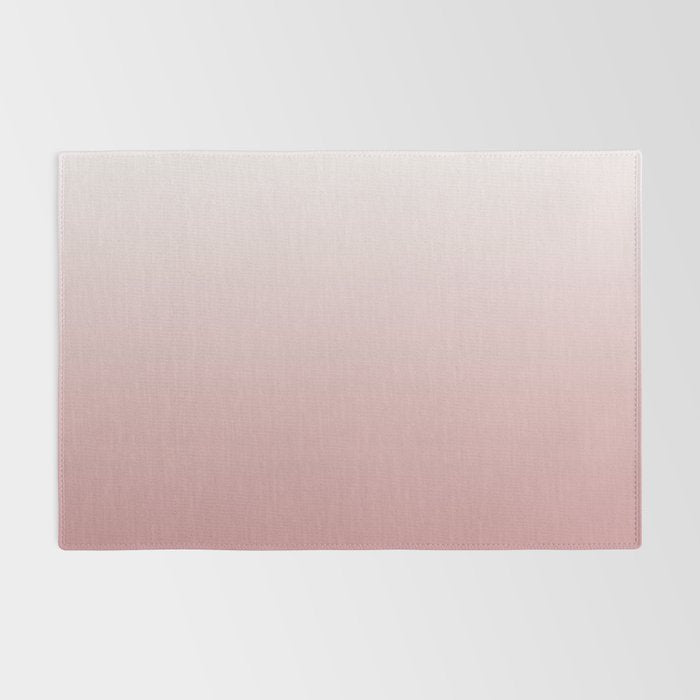 Dusty Rose Gradient Color Rug Gallery Image 2