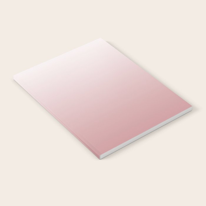 Dusty Rose Gradient Color Notebook Gallery Image 1