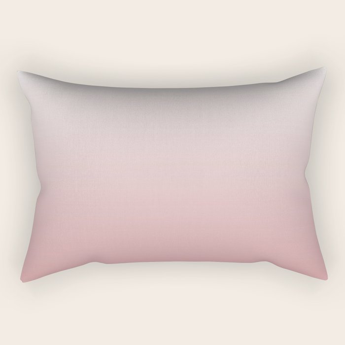 Dusty Rose Gradient Color Rectangular Pillow Gallery Image 1