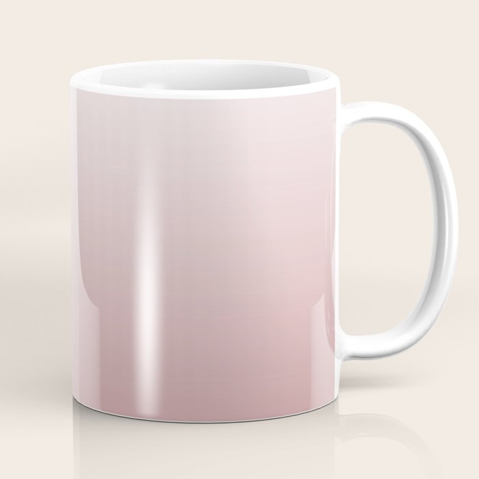 Dusty Rose Gradient Color Coffee Mug Gallery Image 1