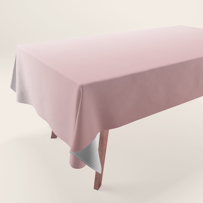 Dusty Rose Gradient Color Tablecloth Gallery Image 1