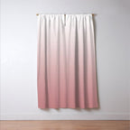 Dusty Rose Gradient Color Window Curtain Gallery Image 3