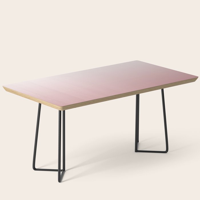Dusty Rose Gradient Color Coffee Table Gallery Image 1