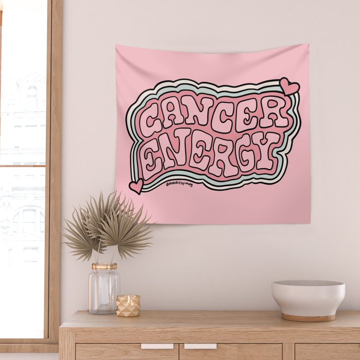 Cancer Energy Wall Tapestry Gallery Image 2