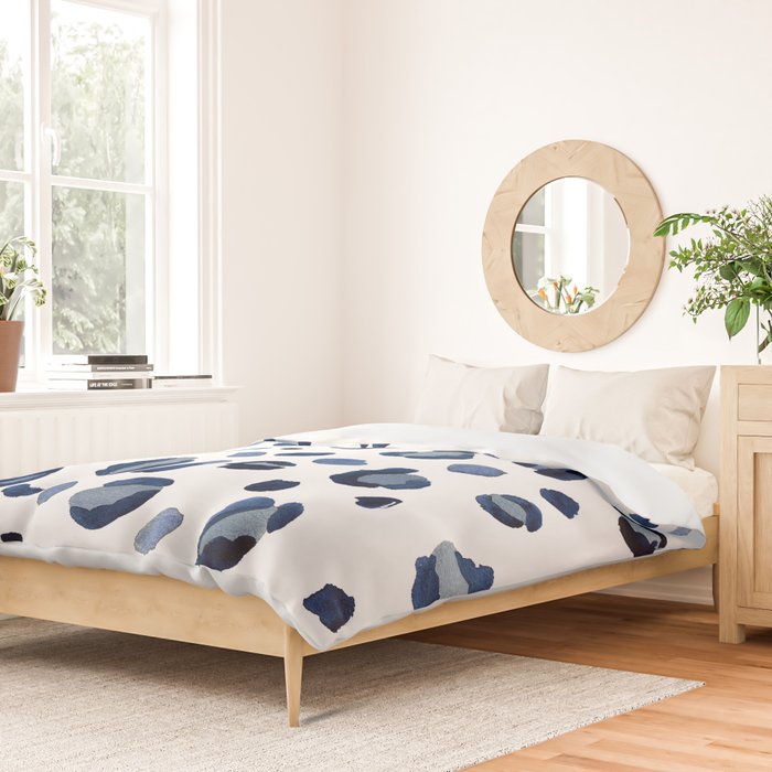 animal print (navy) Duvet Cover Gallery Image 2