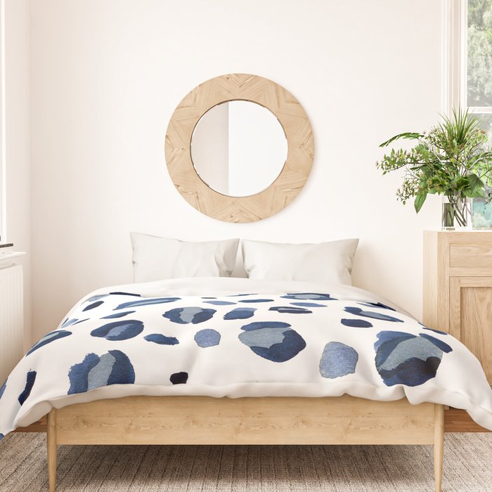 animal print (navy) Duvet Cover Gallery Image 3