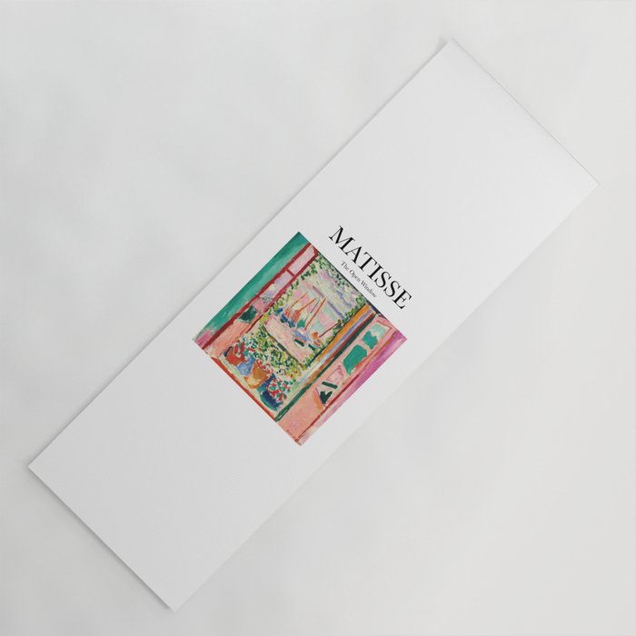 The Open Window by Henri Matisse - Artwork Design Yoga Mat Gallery Image 1