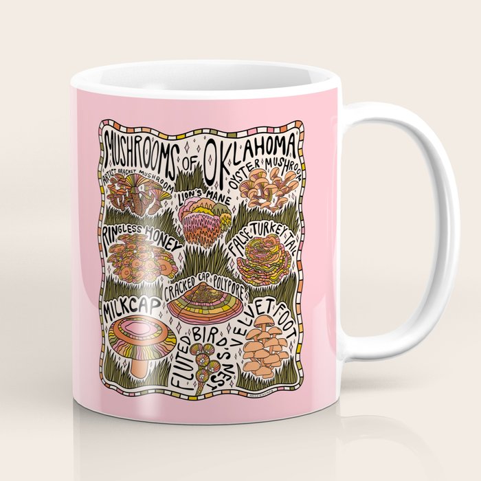 Mushrooms of Oklahoma Coffee Mug Gallery Image 1