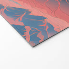 The Red - A Contemporary Ukiyo-e Nature Landscape Welcome Mat Gallery Image 2