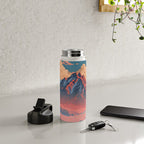 The Red - A Contemporary Ukiyo-e Nature Landscape Water Bottle Gallery Image 4