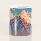 The Red - A Contemporary Ukiyo-e Nature Landscape Coffee Mug Gallery Image 4