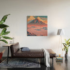 The Red - A Contemporary Ukiyo-e Nature Landscape Wood Wall Art Gallery Image 2