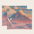 The Red - A Contemporary Ukiyo-e Nature Landscape Placemat Gallery Image 1