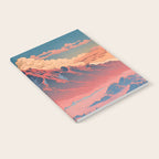 The Red - A Contemporary Ukiyo-e Nature Landscape Notebook Gallery Image 2
