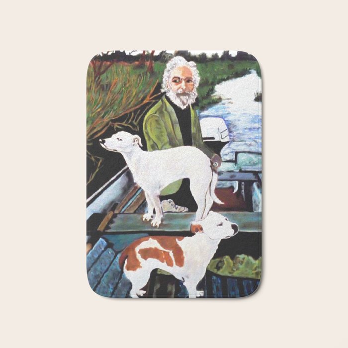 Goodfellas Dogs Painting, Artwork for Wall Art, Prints, Poster, Tshirts, Men, Women, Youth Bath Mat Gallery Image 1