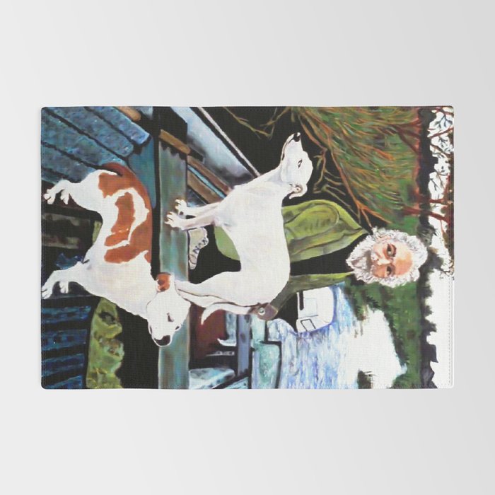 Goodfellas Dogs Painting, Artwork for Wall Art, Prints, Poster, Tshirts, Men, Women, Youth Rug Gallery Image 2