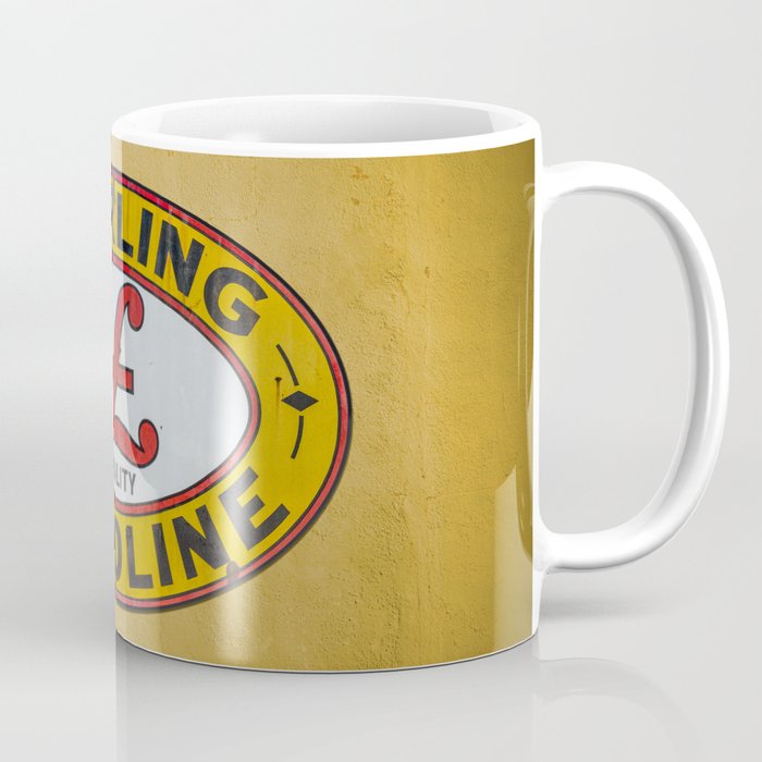 Vintage Sterling Gasoline Sign Coffee Mug Gallery Image 1