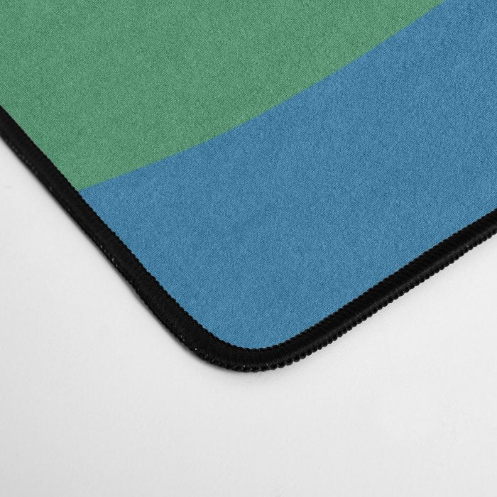 Copacetic Colourful Retro Abstract Pattern in Rainbow Pop Colours Desk Mat Gallery Image 4