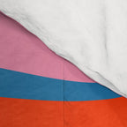 Copacetic Colourful Retro Abstract Pattern in Rainbow Pop Colours Comforter Gallery Image 4