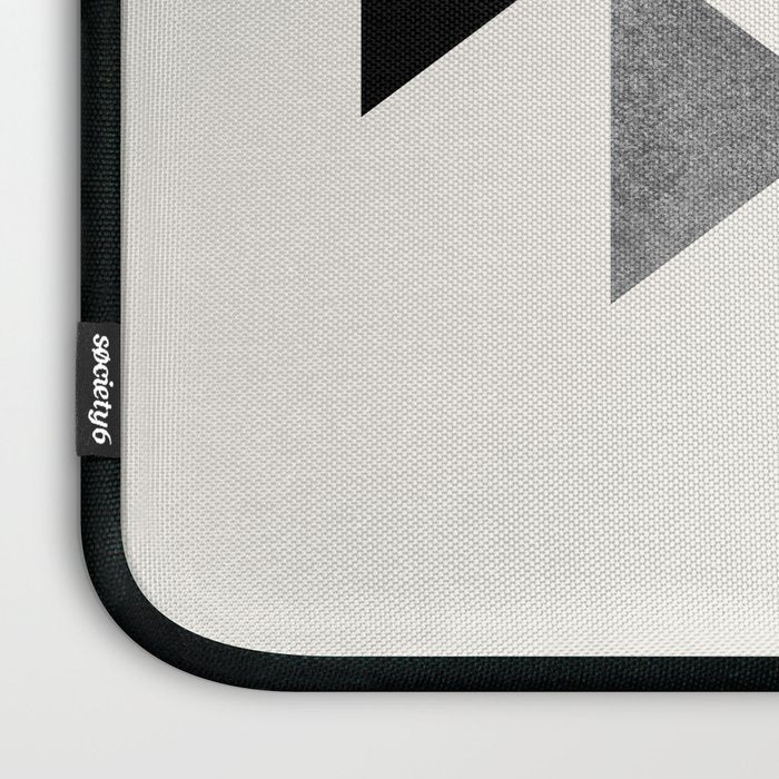 Aztec Graphic - Gold Gray Laptop Sleeve Gallery Image 3