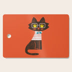 Fitz - Preppy cat Cutting Board Gallery Image 1