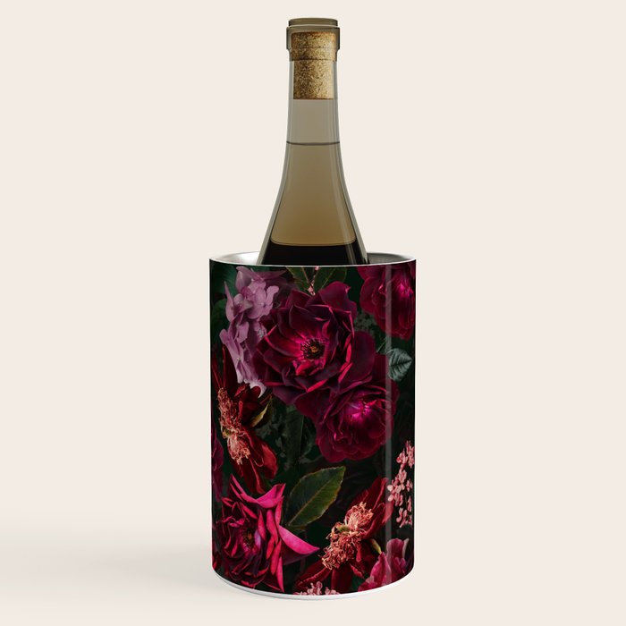 Vintage & Shabby Chic - Night Botanical Flower Roses Garden Wine Chiller Gallery Image 2