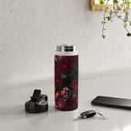Vintage & Shabby Chic - Night Botanical Flower Roses Garden Water Bottle Gallery Image 4