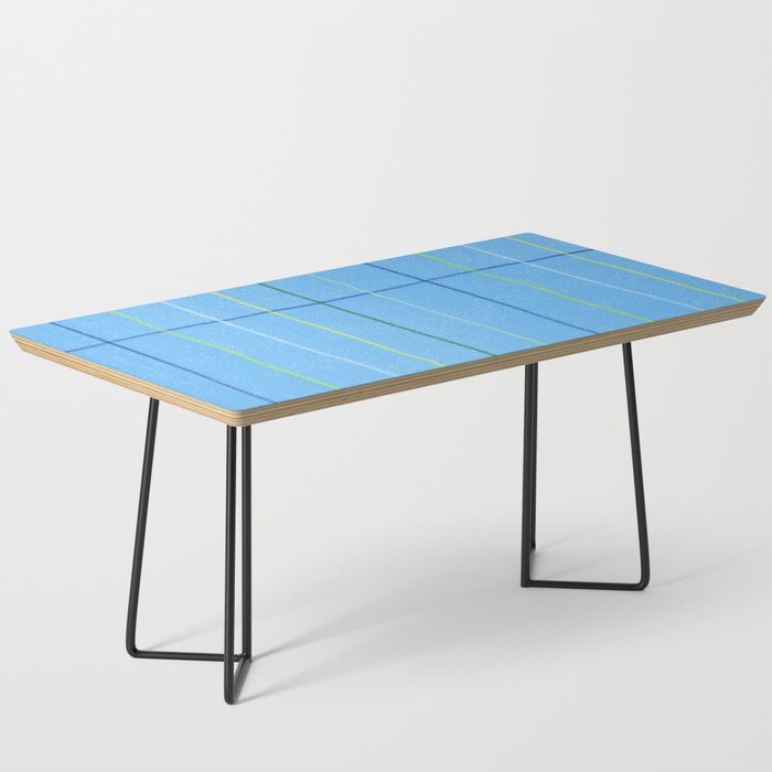 Textured Picnic Pattern in Sky Blue Coffee Table Gallery Image 1