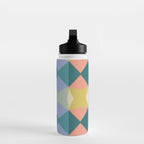  Mid-century Modern Geometric Pattern Water Bottle Gallery Image 3