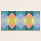  Mid-century Modern Geometric Pattern Desk Mat Gallery Image 3