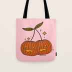 Pumpkin Cherries Tote Bag Gallery Image 1