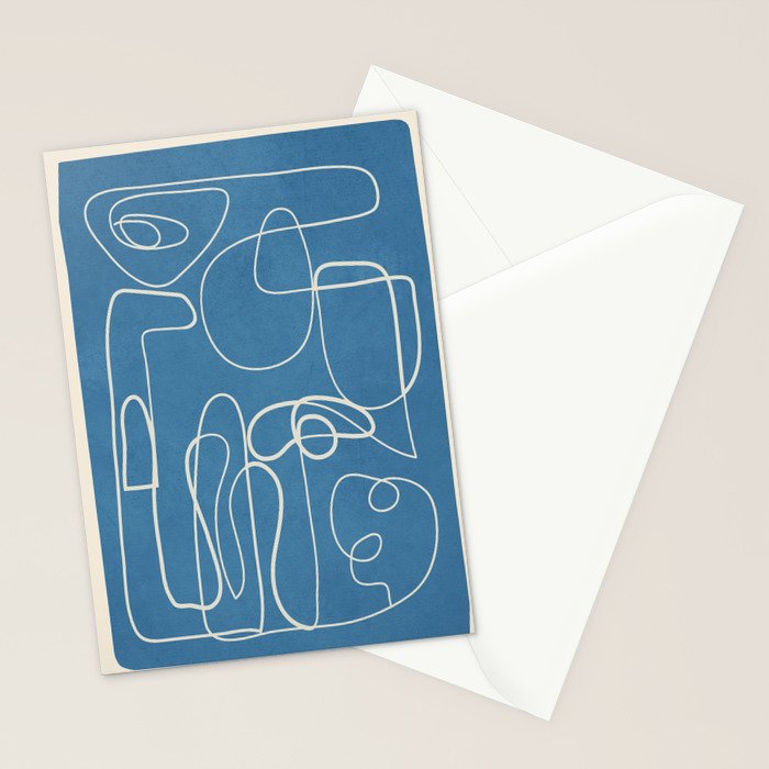 Lines in Space 5 Stationery Card Gallery Image 2