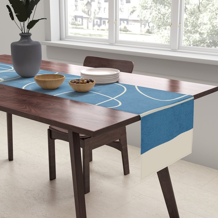 Lines in Space 5 Table Runner Gallery Image 2