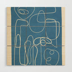 Lines in Space 5 Wood Wall Art Gallery Image 1