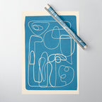 Lines in Space 5 Wrapping Paper Gallery Image 1