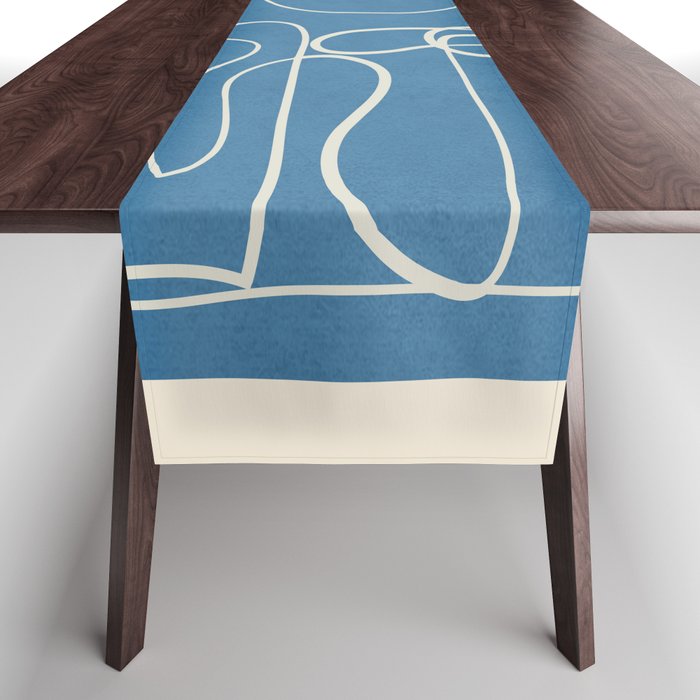 Lines in Space 5 Table Runner Gallery Image 1