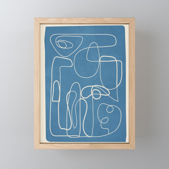 Lines in Space 5 Mini Art Print Gallery Image 1