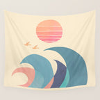 Ocean call Wall Tapestry Gallery Image 4